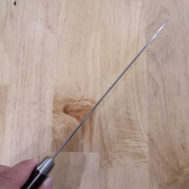 Gyuto MIURA Inox Ginsan Cabo de Madeira Marrom Escuro (210/240mm)