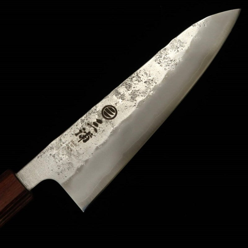 三浦 MIURA 牛刀 銀紙三号 梨地 欅八角柄 (180mm)