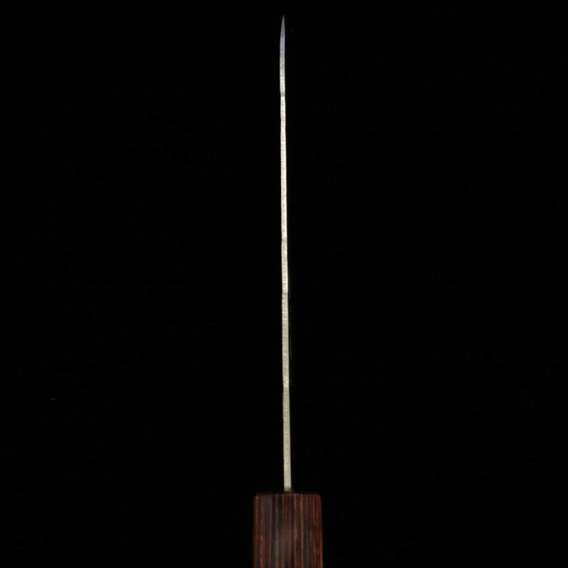 三浦 MIURA 牛刀 銀紙三号 梨地 欅八角柄 (180mm)