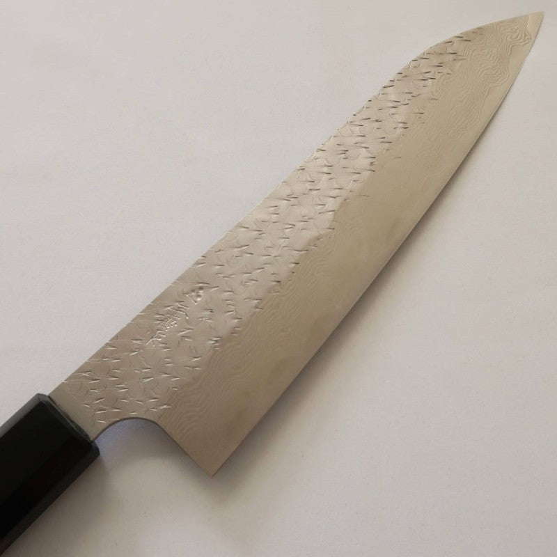 NIGARA Gyuto SPG STRIX Hammered Damascus Rosewood Handle (210/240mm) 