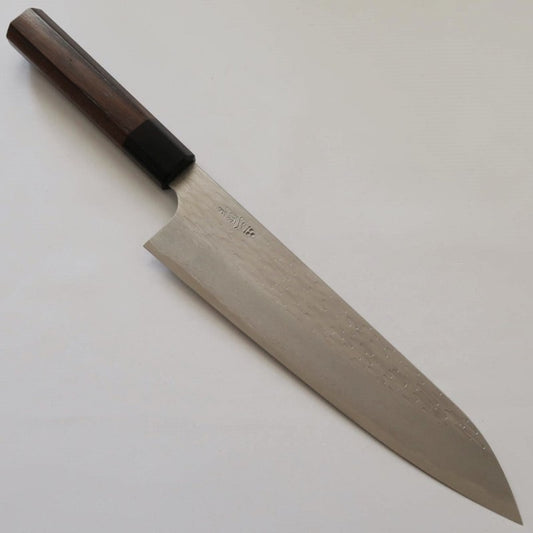 Gyuto NIGARA VG XEOS Hammered Damascus with Rosewood Handle (210/240mm) 