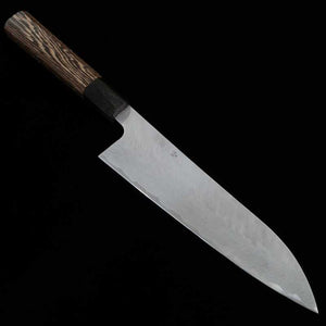Nigara Forged Cutlery NIGARA VG10 Gyuto damassé martelé, manche en wenge (210/240 mm)