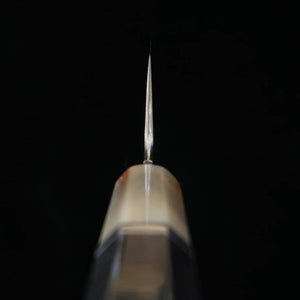 Gyuto SUISIN obra de Ikeda Yoshikazu, Shirogami no.1, mango de ébano (240mm)