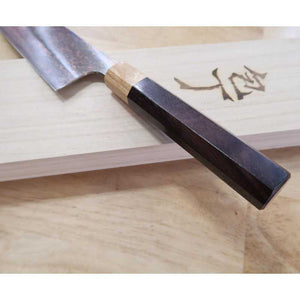 SAJI TAKESHI VG10 Damasco de colores Gyuto mango octogonal de palisandro (180‑240 mm)