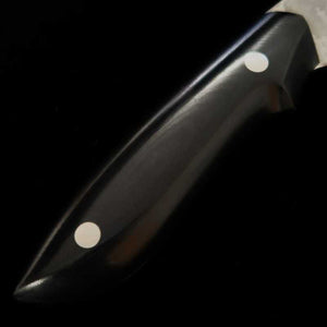 野村和生 KAZUO NOMURA 白紙二号 墨流し 牛刀 黒マイカルタハンドル (180/210mm)