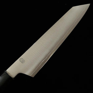 堺菊守 SAKAI KIKUMORI 菊月 銀 切付牛刀 銀紙三号 朴八角柄  (210mm)