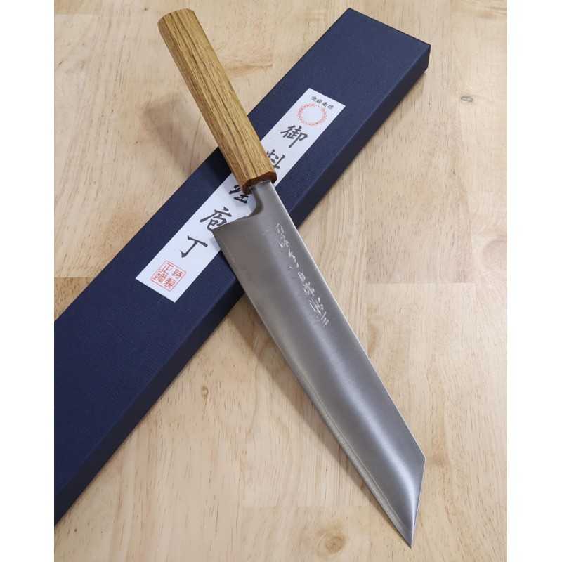 三浦 MIURA 粉末ハイス 切付牛刀 樫八角柄 (210/240mm)