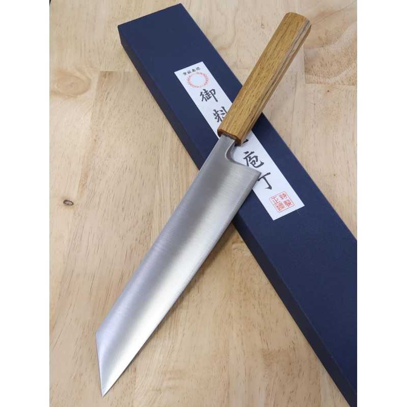 Gyuto MIURA Powdered High Speed Steel Kiritsuke with Oak Octagonal Handle (210/240mm)