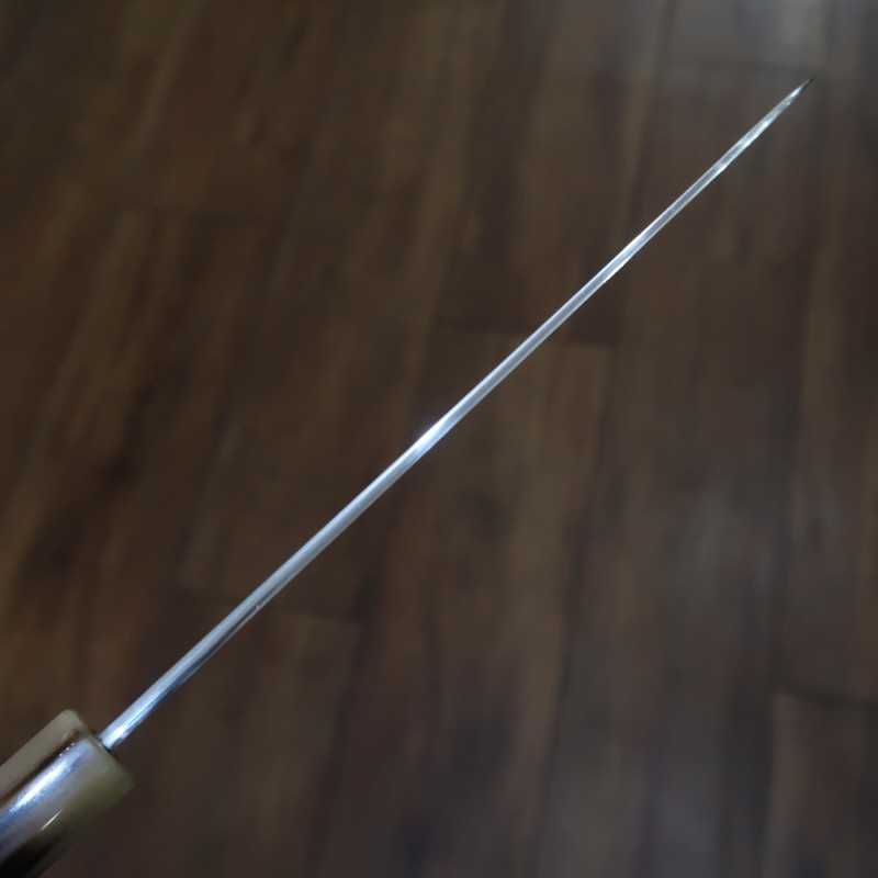Gyuto MIURA OBIDAMA Nakagawa Satoshi, Damasco, Aogami no.1, mango octogonal de magnolia (210/240 mm)