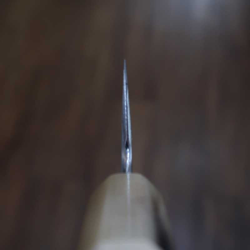 Gyuto MIURA OBIDAMA Nakagawa Satoshi, Damasco, Aogami no.1, mango octogonal de magnolia (210/240 mm)