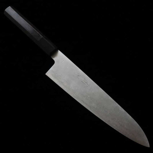 Gyuto MIURA Obidama VG10 Stainless Damascus with Ebony Handle (210/240mm)