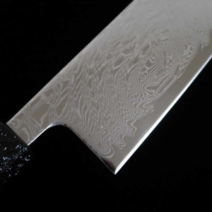 Miura MIURA Uzunami Gyuto SLD inox, manche octogonal en chêne laqué (210/240 mm)