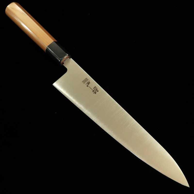 酔心 SUISIN INOX 本焼 和牛刀 一位六角半丸柄 ( 210/240mm)