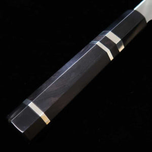 Tadokoro Hamono TADOKORO HAMONO Makotosaku pulido espejo Gin-san nº3 Gyuto, mango octogonal de ébano con anillo de plata (210 mm)