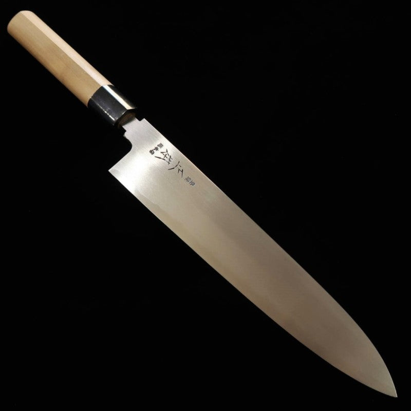 MASAMOTO SOUHONTEN Honka Shirogami No. 2 Japanese Gyuto (240mm)