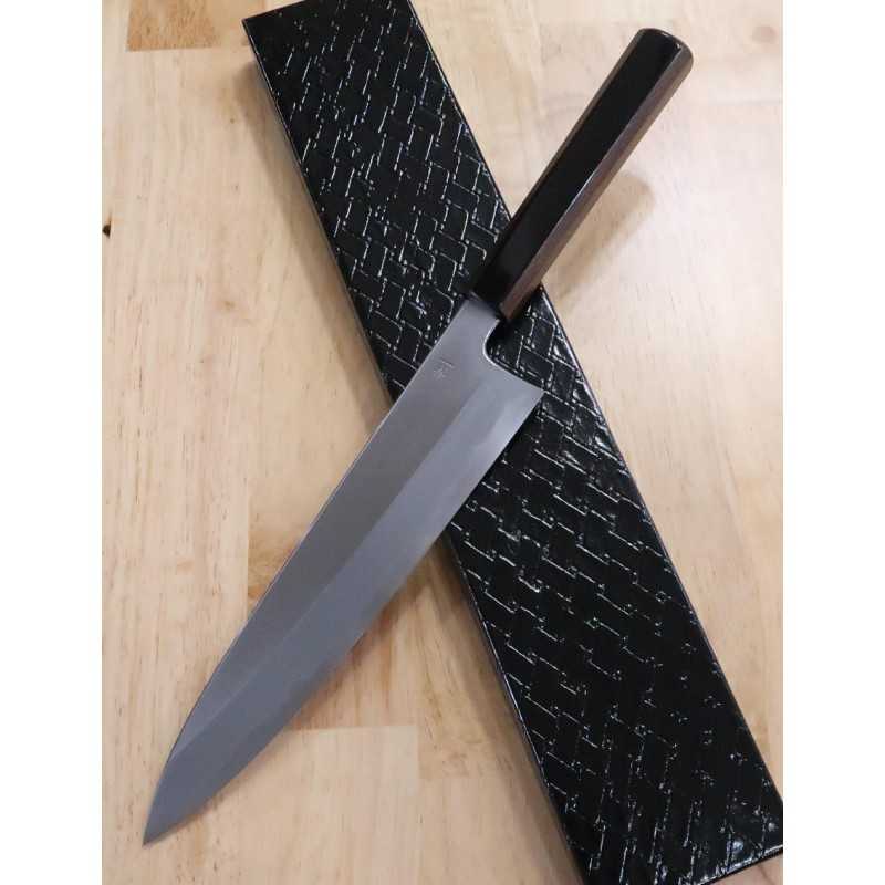 Kagekiyo KAGEKIYO Couteau japonais Wagyu Aogami n°1 laque noire (210-270 mm)