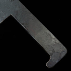 IKENAMI HAMONO Kokutogiri Shirogami No. 1 Kurouchi Cherry Blossom Handle (125mm) 