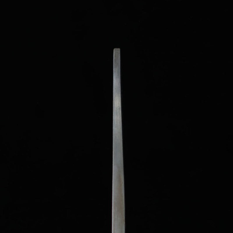 IKENAMI HAMONO Kokutogiri Shirogami No. 1 Kurouchi Cherry Blossom Handle (125mm) 