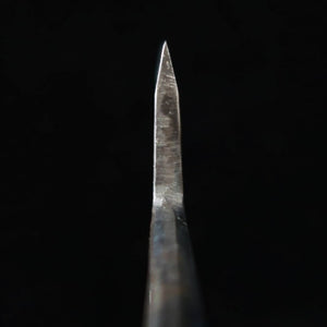 IKENAMI HAMONO Kokutogiri Shirogami No. 1 Kurouchi Cherry Blossom Handle (125mm) 