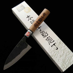 池浪刃物 IKENAMI HAMONO 白紙一号 ステン割込 桜柄 両刃出刃 (130-180mm)