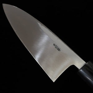 Cuchillo deba MIURA, acero Aogami nº2, damasco, mango de palisandro rayado (150-180 mm)