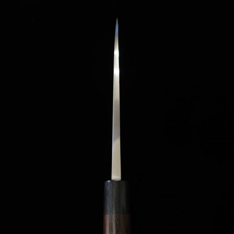 Cuchillo deba MIURA, acero Aogami nº2, damasco, mango de palisandro rayado (150-180 mm)