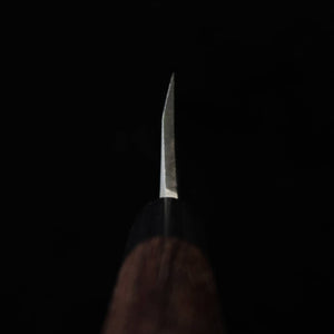 Cuchillo deba MIURA, acero Aogami nº2, damasco, mango de palisandro rayado (150-180 mm)