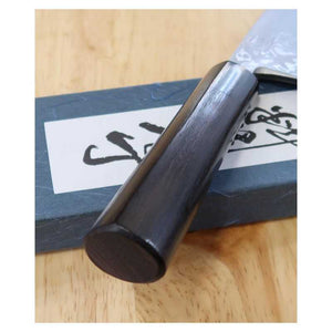 Miura MIURA Shirogami nº 2 Damasco Deba mango tipo castaña de palisandro (150-210 mm)