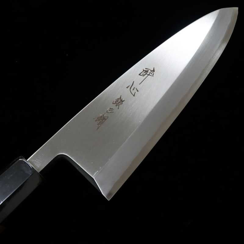 SUISIN – Deba, acier Gingami n°3, manche octogonal en if (120–240 mm)
