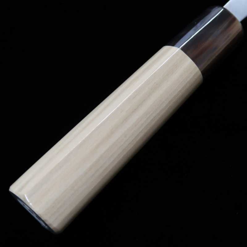 SUISIN – Deba, acier Shirogami n°2, manche en magnolia forme châtaigne (135–240 mm)