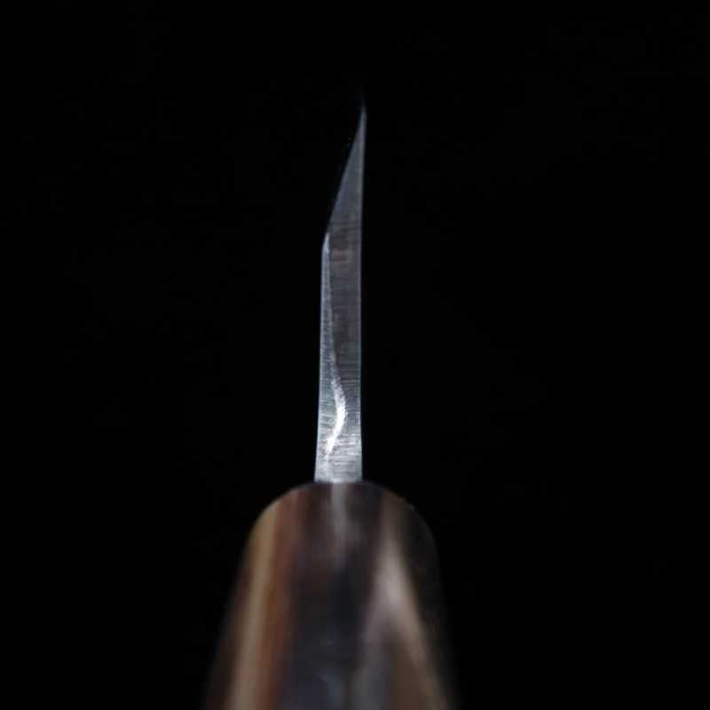 SUISIN – Deba, acier Shirogami n°2, manche en magnolia forme châtaigne (135–240 mm)