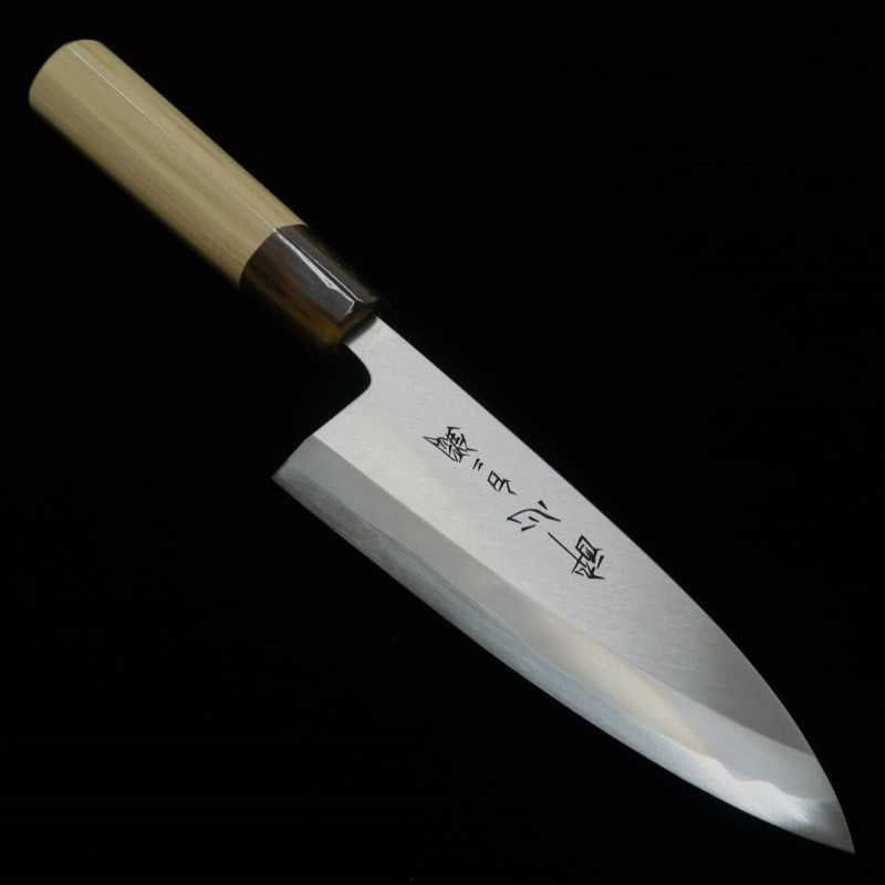酔心 SUISIN 出刃 白紙二号 朴栗型柄 (135-240mm)