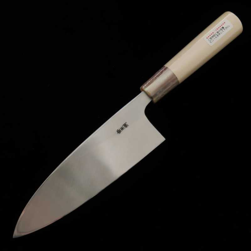 SUISIN Suisin deba acero Yasugi con funda de magnolia -Barco de primavera- (210 mm)