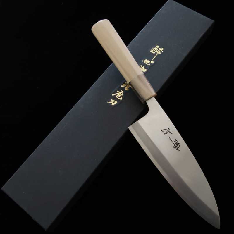 酔心 SUISIN 出刃 安来鋼  朴鞘 -春の屋形船-(210mm)