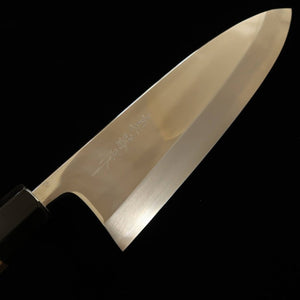 TADOKORO Makoto, Deba, acier Gin-san n°3, Finition miroir, manche octogonal en bois de magnolia (210 mm)