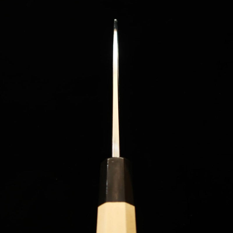 TADOKORO Makoto, Deba, acier Gin-san n°3, Finition miroir, manche octogonal en bois de magnolia (210 mm)