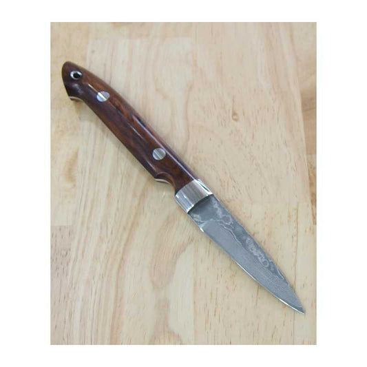 片山 雄太YUTA KATAYAMA "川蝉" スピア VG10 ニッケルダマスカス アイアンウッド （73mm）