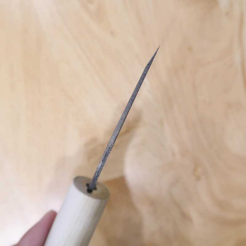 Couteau à cuir HIDETSUGU en acier au carbone 36 mm (36 mm)
