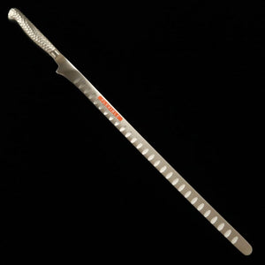 BRIETO cuchillo flexible para salmón, acero molibdeno, mango de acero inoxidable 18-8 (320 mm)