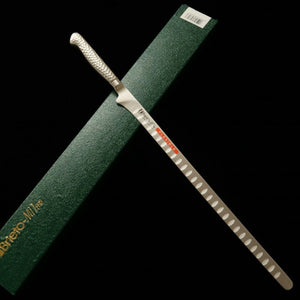 BRIETO cuchillo flexible para salmón, acero molibdeno, mango de acero inoxidable 18-8 (320 mm)