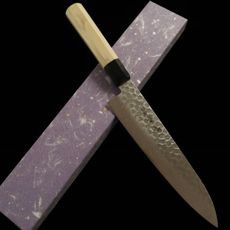 SAKAI TAKAYUKI Gyuto 45-layer Hammered Damascus (180-240mm)