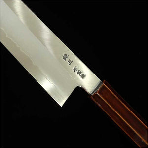 HADO Acier Gin-san n°3 Kiritsuke Gyuto Manche octogonal en cerisier laqué kijiro (210/240 mm)