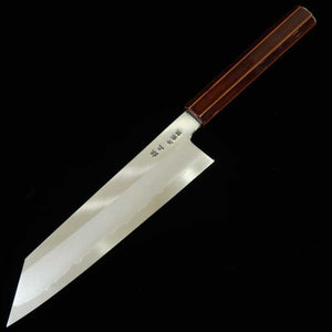 HADO Acier Gin-san n°3 Kiritsuke Gyuto Manche octogonal en cerisier laqué kijiro (210/240 mm)