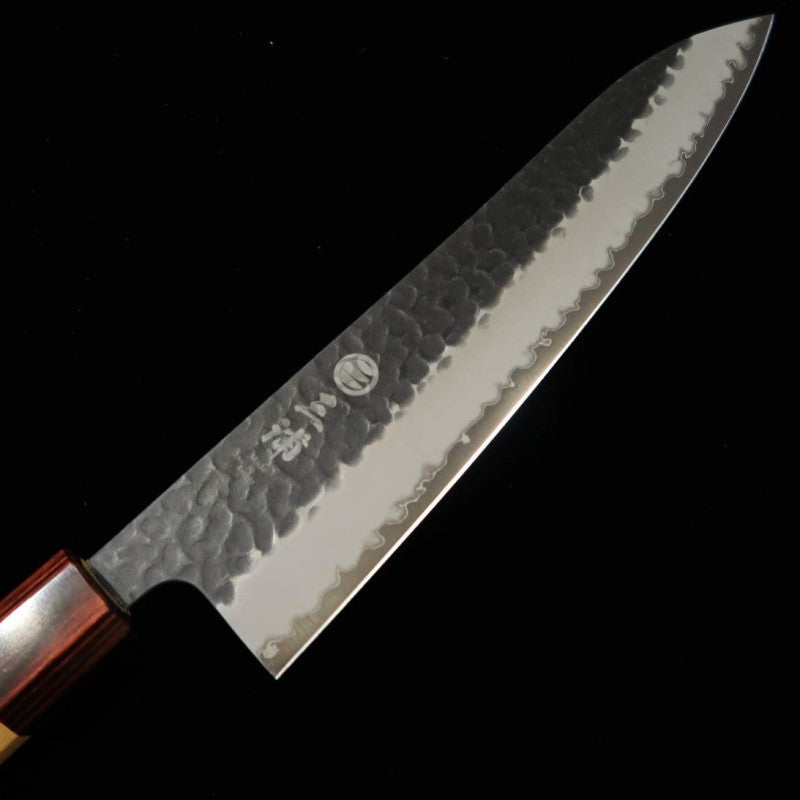 MIURA Super acier bleu, finition noire, couteau de chef (210/240 mm)