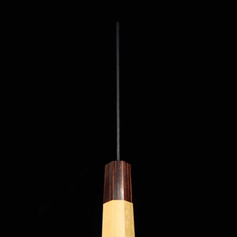 MIURA Super acier bleu, finition noire, couteau de chef (210/240 mm)