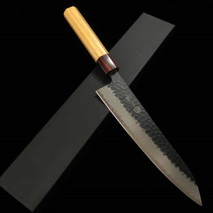 Gyuto MIURA Aogami Super acabamento kurouchi (210/240mm)
