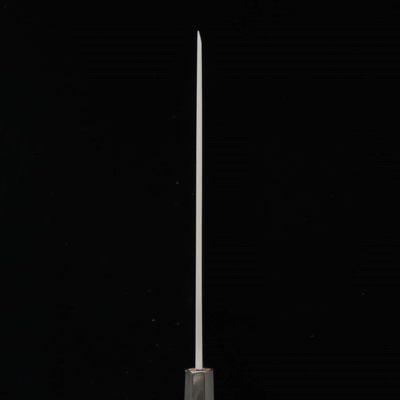 MIURA 三浦 – Cuchillo para congrio (hamo-kiri) Hakushi nº2, acabado kasumi superior, mango octogonal de cuerno de búfalo (300 mm)