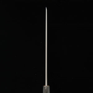 MIURA 三浦 – Cuchillo para congrio (hamo-kiri) Hakushi nº2, acabado kasumi superior, mango octogonal de cuerno de búfalo (300 mm)