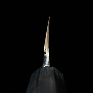 MIURA 三浦 – Cuchillo para congrio (hamo-kiri) Hakushi nº2, acabado kasumi superior, mango octogonal de cuerno de búfalo (300 mm)