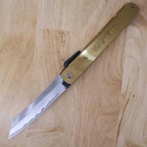 HIGONOKAMI Aço Aogami Warikomi Jumbo (120mm)